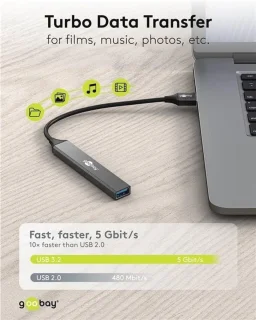 4-poorts USB 3.2 Hub