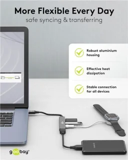 4-poorts USB 3.2-hub