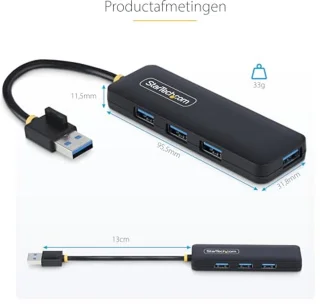 4-Poorts USB-A Hub - USB 3.0