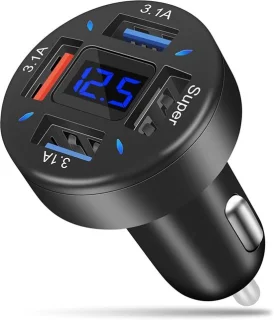 4-poorts usb autolader