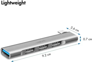 4-poorts USB-C hub