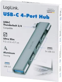 4-poorts USB-C hub