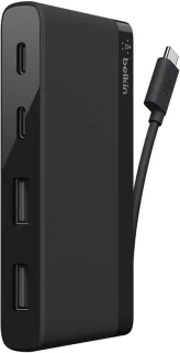 4-poorts usb-c hub met 2x usb-a en 2x usb-c