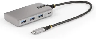 4-poorts usb-c hub met usb-c video-uitgang en 100w power delivery