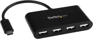 4-poorts usb-c hub naar usb-a