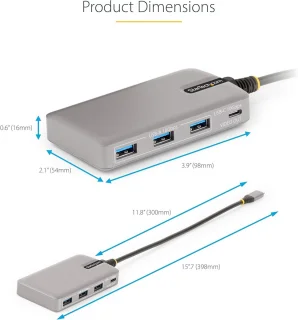 4-poorts USB-C hub