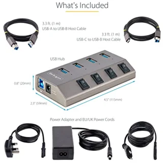 4-poorts USB-C Hub