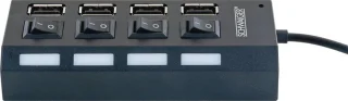 4-poorts USB-hub