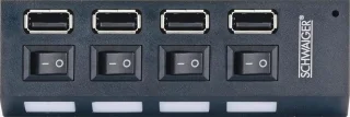 4-poorts USB-hub