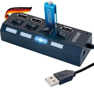 4-poorts USB-hub