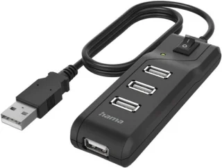 4-poorts USB-hub (USB 2.0)