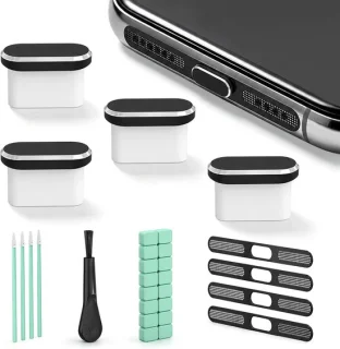 4 stuks USB-C stofkap & beschermkap set - ShopVlot