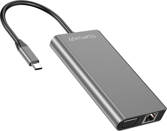 4Smarts 8-in-1 Hub Space Grey