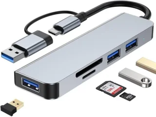 5-in-1 USB-C hub