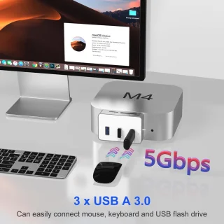 6-in-1 Dock voor Mac mini M4