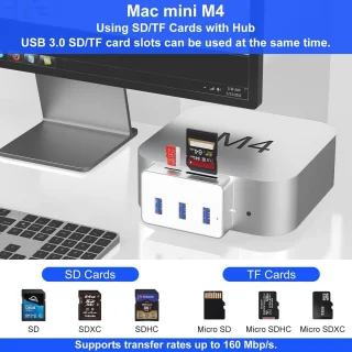 6-in-1 Dock voor Mac mini M4