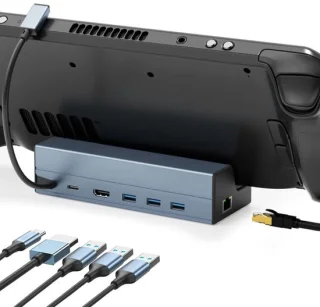 6-in-1 docking station voor gamingapparatuur