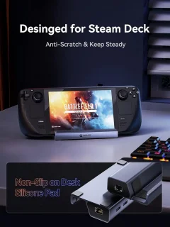 6-in-1 Dockingstation voor Gaming Handhelds