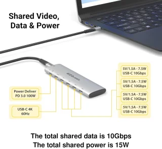 6-in-1 USB-C Hub