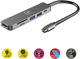 6-in-1 USB-C Hub