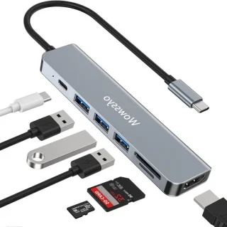 7-in-1 usb-c hub adapter