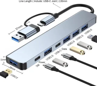 7-in-1 USB-C hub