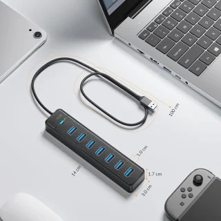 7-poorts USB 3.0 Hub