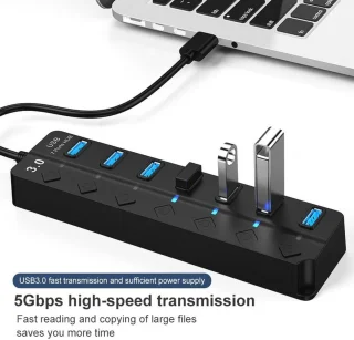 7-poorts USB 3.0 hub