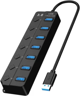 7-poorts USB 3.0 hub