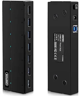 7-poorts USB 3.0-hub met voeding
