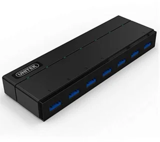 7-poorts USB 3.0-hub met voeding