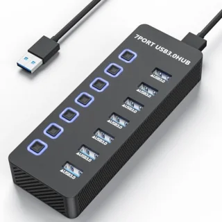 7-poorts USB 3.0 Hub