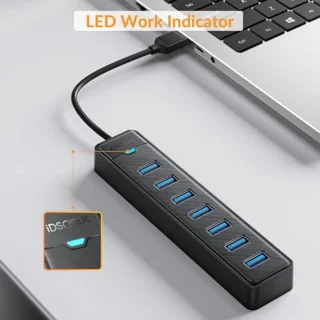 7-poorts USB 3.0 Hub