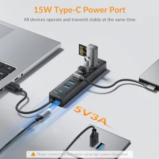 7-poorts USB 3.0 Hub