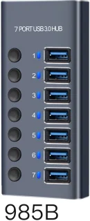 7-poorts USB 3.0-hub