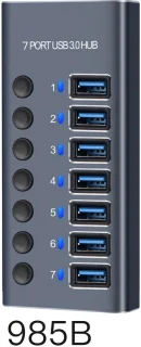 7-poorts USB 3.0-hub