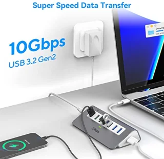7-poorts USB-hub