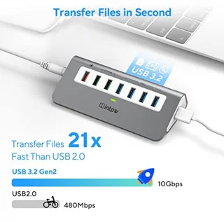 7-poorts USB-hub