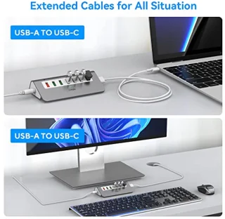 7-poorts USB-hub