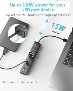 7-Poorts USB Hub