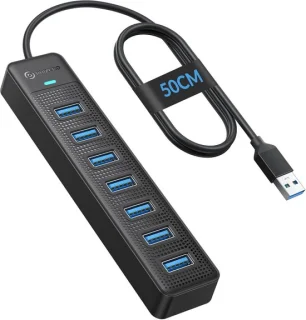 7-poorts USB-hub