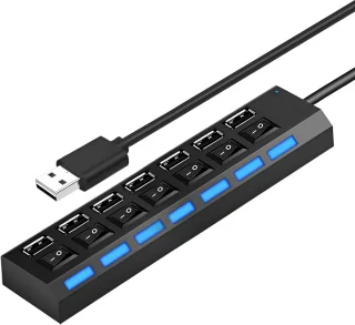 7-poorts USB-hub