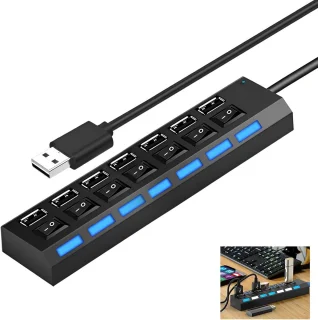 7-poorts USB-hub