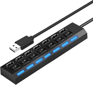 7-poorts USB-hub