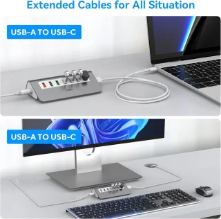 7-poorts USB-hub