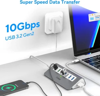 7-poorts USB-hub