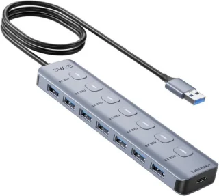 7-poorts USB-hub