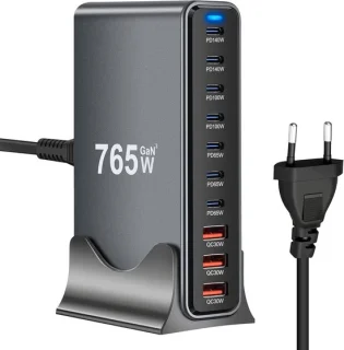 765W USB-oplaadstation met 10 poorten