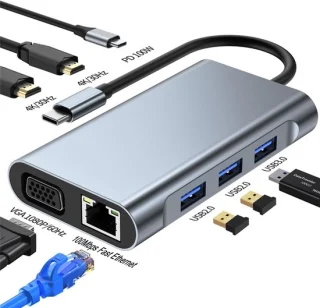 8-in-1 USB-C hub