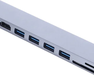 8-in-1 USB-C Hub 4K HDMI Dockingstation Aluminiumlegering